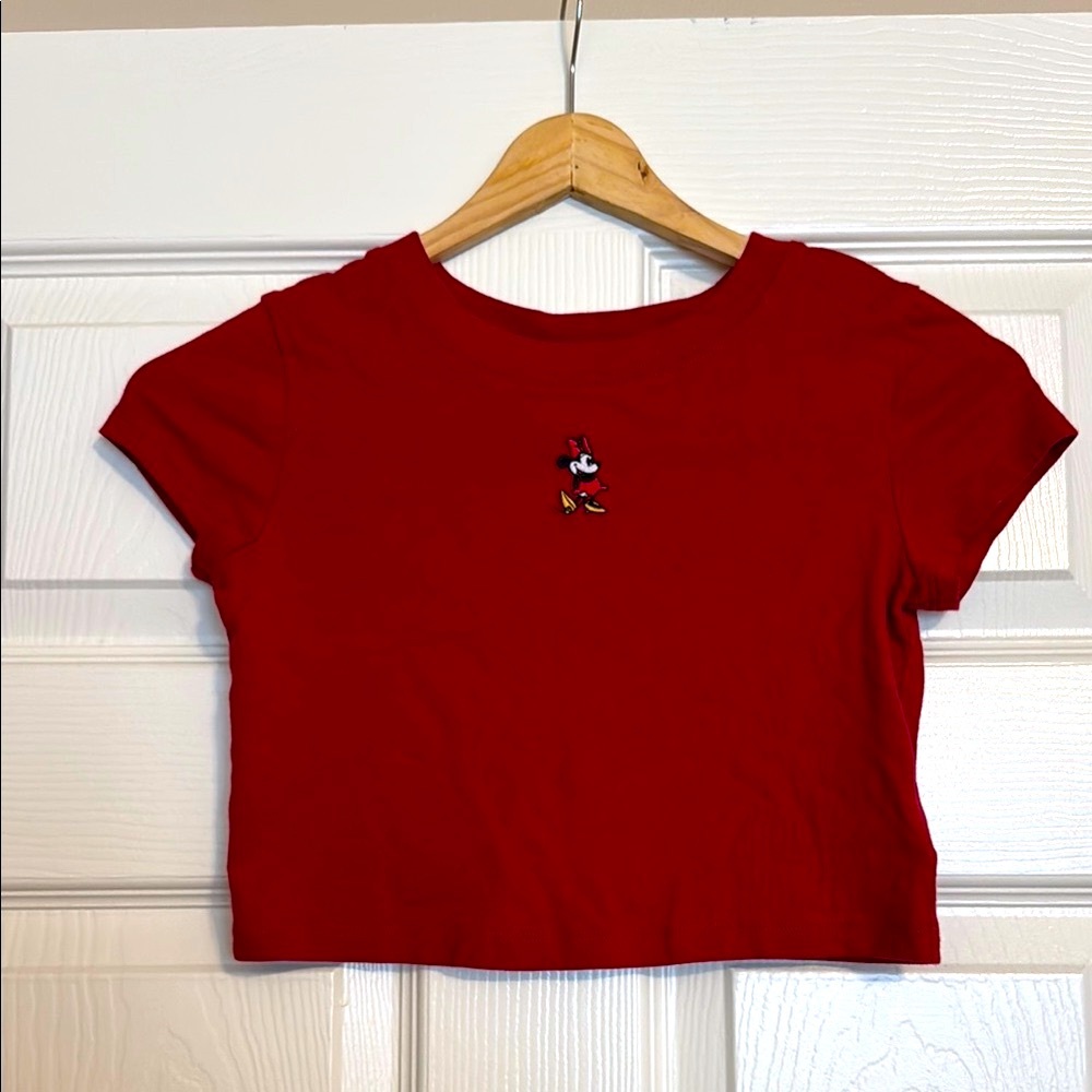 GAP Kids Minnie Cropped T-Shirt Short Sleeve